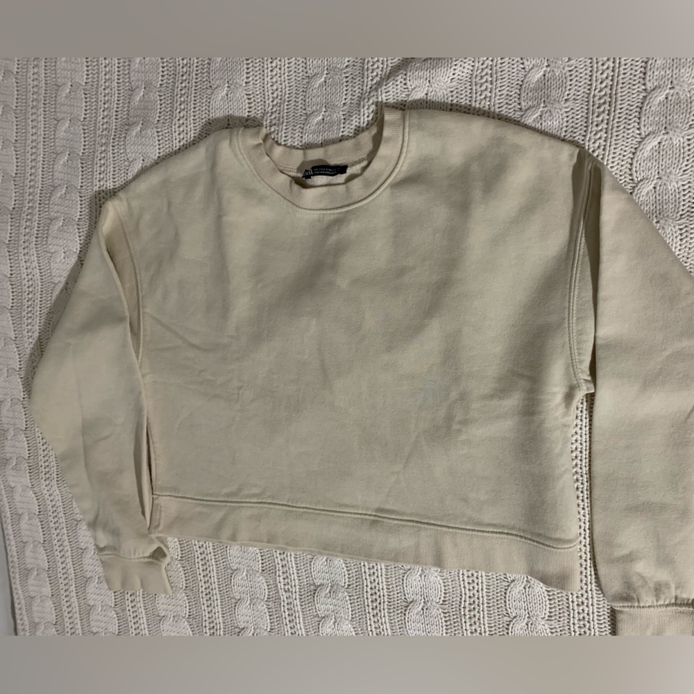 ZARA cropped sweater